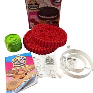 Kids Cooking Fun:Pampered Chef Emoji Cookie Cutters & Big Top Giant Cookies